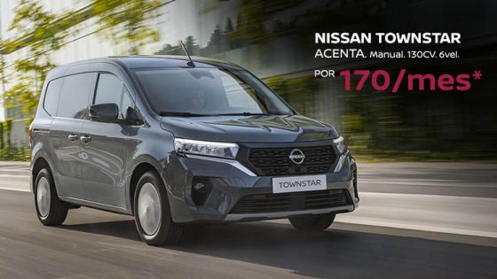 Nueva Nissan TOWNSTAR por 170€/mes*