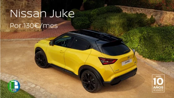 Nuevo Nissan Juke por 130€/mes*