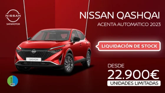 Nissan Qashqai: ¡Liquidación de stock!