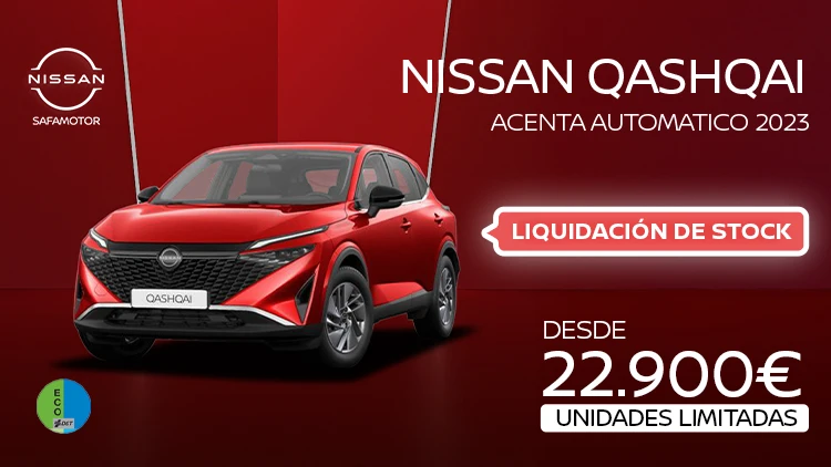 Nissan Qashqai: ¡Liquidación de stock!