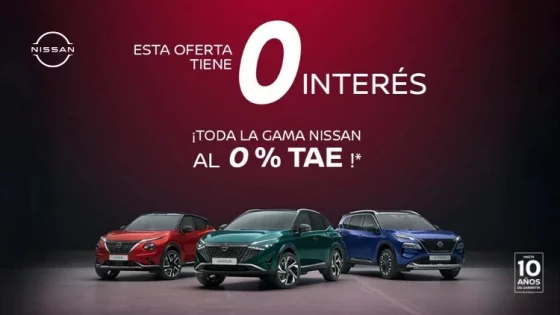 Gama Nissan al 0% TAE*